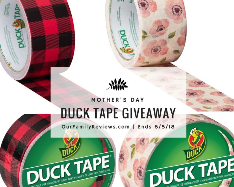 MOTHER'S DAY GIVEAWAY for your choice of 4 rolls of Pattern Duct Tape