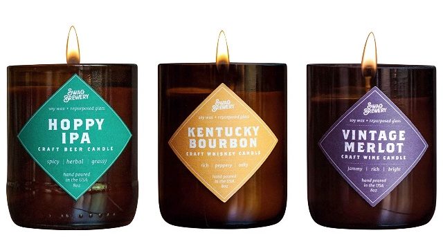 This awesome three-pack of manly scented candles from a local brewery will provide a bourbon smell and more