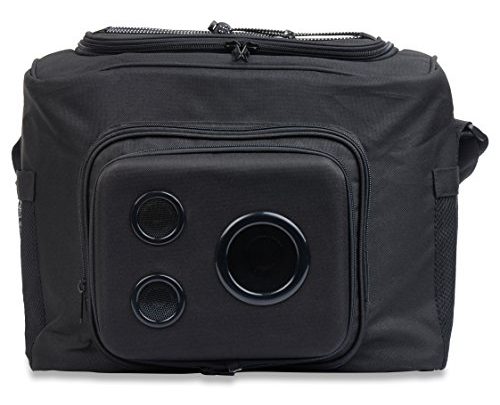 Bluetooth travel speaker is battery powered